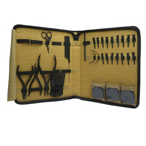 Kit Profesional de Herramientas para Extensiones de Cabello con Pinzas para Micro Anillos, Cuentas, Lazo de Tracción Negro, Cuentas de Hierro, Tijeras y Peine de Cola - Product Image 2