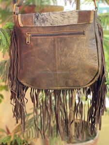 Nuevo diseñador hecho a mano para mujer, bolso elegante, bolso con flecos de cuero, bolso de hombro, bolso de cuero de vaca con borlas, bolso de lujo Ledies - Product Image 6
