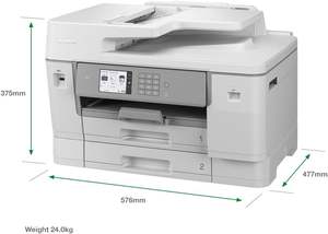 เครื่องพิมพ์อิงค์เจ็ทสีไร้สาย MFC-J6955DW |   เครื่องพิมพ์ A4 4-in-1 (พิมพ์/ถ่ายเอกสาร/สแกน/แฟกซ์) ความเร็ว 30 หน้าต่อนาที ความละเอียด 1200x4800dpi มีสินค้าในสต็อก - Product Image 2