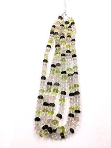 Cuentas Facetadas de Gemas Naturales Semi-Mixtas para la Elaboración de Joyería Fina, Collar de Piedras Preciosas - Product Image 5