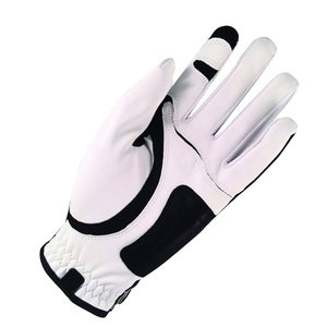 Gant de golf en peau de mouton de compression pour hommes de qualité supérieure-Coupe universelle Taille unique Main gauche de couleur blanche élégante - Product Image 5