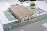 Étui de téléphone multi-cartes en cuir PU style portefeuille, multicolore, avec cordon bandoulière et miroir, pour usage quotidien, compatible OPPO Reno 14 5G Fine X9