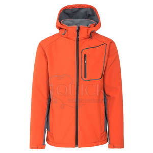 Precio bajo de alta calidad personalizado impreso frontal personalizado hombres Softshell primavera chaqueta ecológica impermeable transpirable de talla grande - Product Image 1