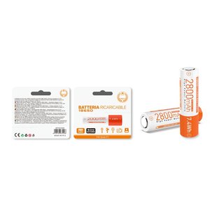 * Sbocco * 18650 2800mAh 3.7V 7.4Wh modello piatto batteria al litio ricaricabile-casa e giardino/ - Product Image 2