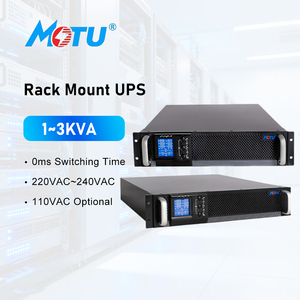 ระบบสำรองไฟฟ้าออนไลน์ UPS แบบ Pure Sine Wave ขนาด 1KVA 2KVA 3KVA สำหรับคอมพิวเตอร์, เซิร์ฟเวอร์, อุปกรณ์ทางการแพทย์ (ได้รับการรับรองมาตรฐาน CE) - Product Image 1