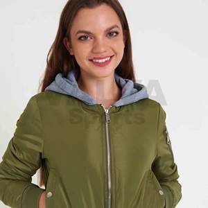 Chaquetas de Burbuja Ecológicas de Alta Calidad para Mujer, Otoño/Invierno, con Cuello Alto, Ajuste Entallado, Cremallera Personalizable, Diseño Liso - Product Image 3