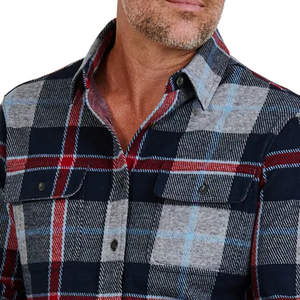 Camisa de franela de manga larga para mujer, acogedor algodón suave, informal, a cuadros, con botones, elegante, cómodo traje para Otoño e Invierno - Product Image 3