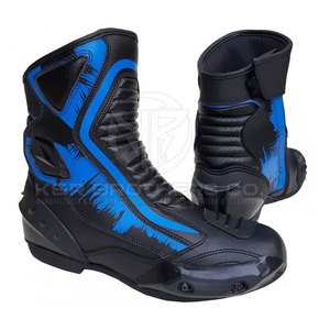 Chaussures de moto respirantes d'hiver pour hommes avec doublure antifriction Options personnalisées extérieures résistantes - Product Image 3