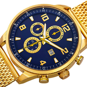 Golden Color Design Wholesale Classic Design <b>Men</b> Business Wristwatch Quartz <b>Watches</b> <b>Men</b> Wrist Brand - Product Image 6