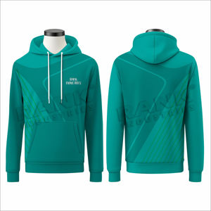 Sweat-shirt basique pour homme en mélange de coton et au look minimaliste, sweat-shirt pour homme personnalisé avec logo - Product Image 3