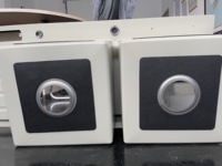 Évier de cuisine double cuve encastré en acier inoxydable 304 de haute qualité, fait main, 820x450x215mm, avec siphon, carré, Vietnam