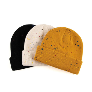 Vente chaude Bonnet En Laine Personnalisé Bonnet En Tricot Pêcheur Bonnet Style Unique Bonnets Casquettes Jacquard Respirant - Product Image 4