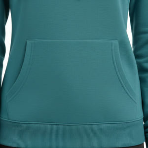 Sudadera con Capucha Gris Claro para Imprimir, Sudadera de Forro Polar de Primera Calidad, Sudadera Urbana para Mujer, Sudadera de Algodón de Alta Densidad - Product Image 5