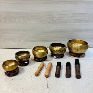 ชามโลหะสีบรอนซ์มีเสียงสำหรับการจัดตำแหน่งเครื่องมือฝึกปฏิบัติประจำวันแบบดั้งเดิมทุกวัน - Product Image 3