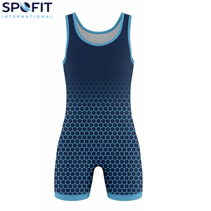 Wrestling Wear With Customize Design Men's Cool Dry Wrestling Singlets Custom Weightlifting Singlet Sublimated Compression Gear - Product Image 2