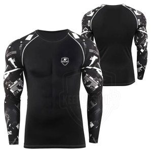 Rashguard MMA à manches longues, design personnalisé, prix bas, produit le plus vendu - Product Image 2