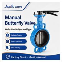 Vanne papillon à disque PN16 en fonte avec disque en acier inoxydable et siège en EPDM, commande manuelle à levier pour le contrôle de l'eau en pipeline
