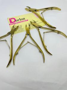 Herramienta para el cuidado de las uñas, pinza para cutículas de plasma dorado, removedor de cutículas de calidad sostenible, pinza para cutículas de uñas de punta fina afilada de acero inoxidable - Product Image 2