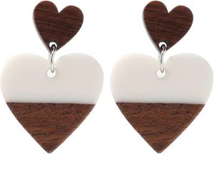 Boucles d'oreilles en résine faites à la main, design simple et léger, bijoux de plage, cadeau, goutte d'eau, boucles d'oreilles en résine - Product Image 2