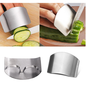 Protector de Dedos de Acero Inoxidable para Cortar - Paquete de 2 Herramientas de Seguridad para Cocina - Product Image 4