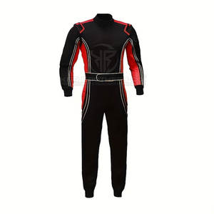 Premium Kart Racing Suit Construcción de doble capa para seguridad adicional Go Kart Race Suit Cinturón ajustable - Product Image 1