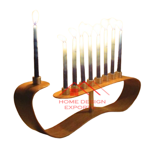 Vente chaude Dernière Conception Personnalisable À La Main En Bois Bougeoir Bougeoir Avec Prix De Gros - Product Image 2