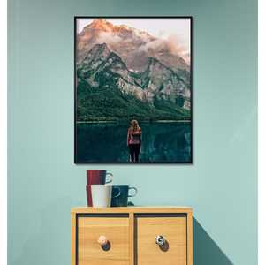 Marco Negro para Fotos de 40 x 50 cm, Soporte para Exhibición de Pósteres - Product Image 2