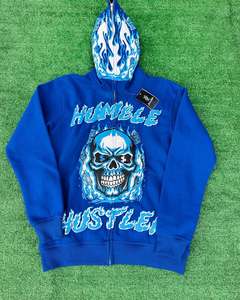 High Quality Men Oversized Pullover Cotton Unisex Heavweight Hoodie Wholesale Customizable <b>3D</b> Puff Printing logo <b>Hoodies</b> for Men - Product Image 1