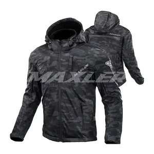 Custom Heren Werkkleding Winter Softshell Waterdichte Outdoor Polar Fleece Softshell Jack Topkwaliteit Motorfiets 600d Oxford