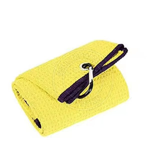 ผ้าขนหนูวาฟเฟิลสำหรับกอล์ฟ ผลิตจากวัสดุประสิทธิภาพสูง น้ำหนักเบา เหมาะสำหรับทำความสะอาดอุปกรณ์กีฬาและใช้ในชีวิตประจำวัน - Product Image 3