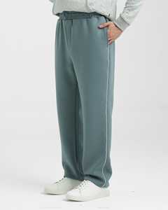 Pantalons décontractés de bonne qualité, pantalons de sport pour hommes, pantalons de jogging bleu sarcelle, coupe décontractée, pantalons de sport bleu sarcelle avec taille élastique - Product Image 3