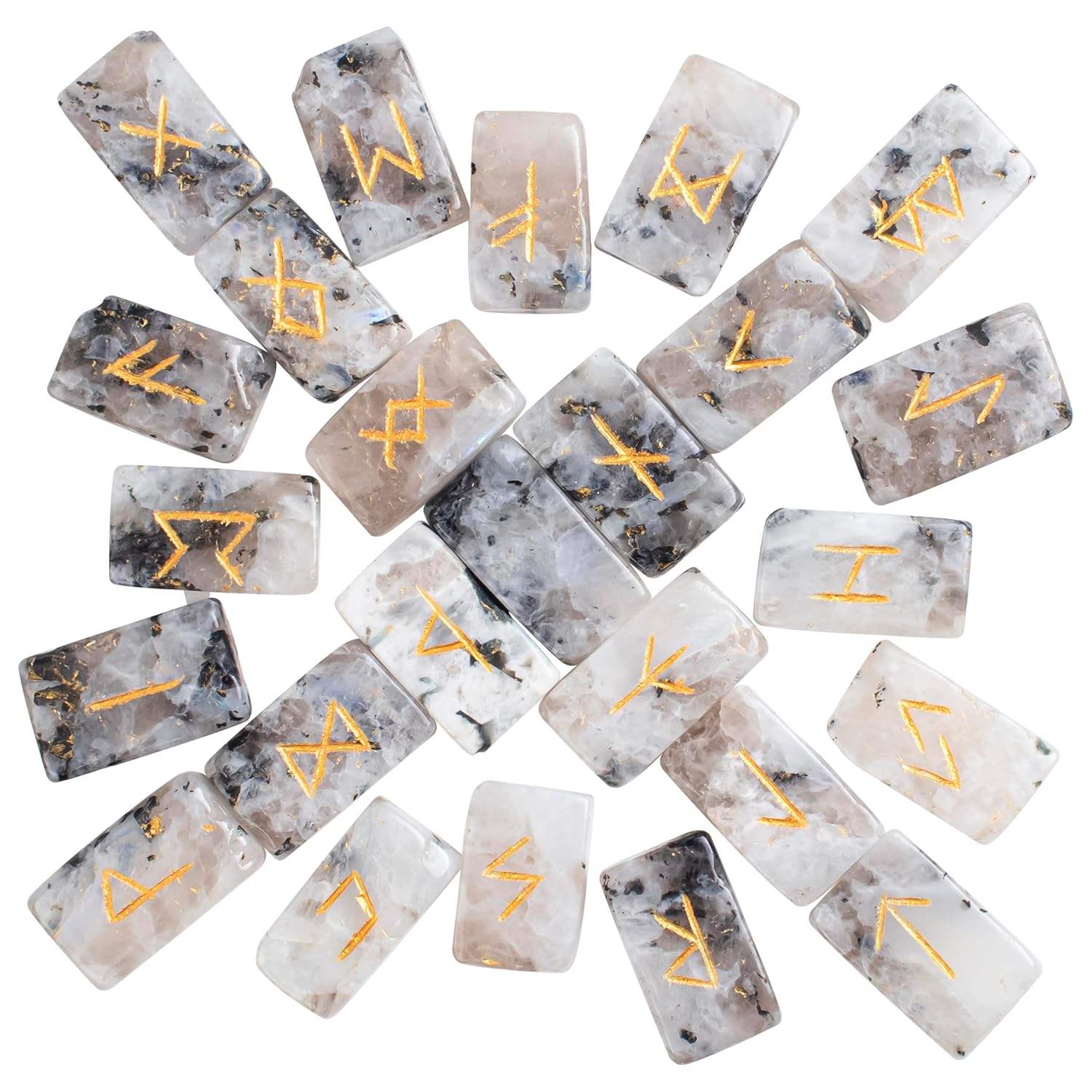 White with Blue Flash