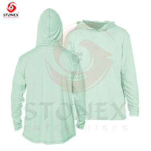 Secado rápido Transpirable UPF 50 Sudaderas CON CAPUCHA DE PESCA Unisex Manga larga Protección facial - Product Image 1