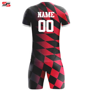 Logo personnalisé Ensemble d'uniformes de football à séchage rapide Sports de football porte des uniformes de football de haute qualité - Product Image 2