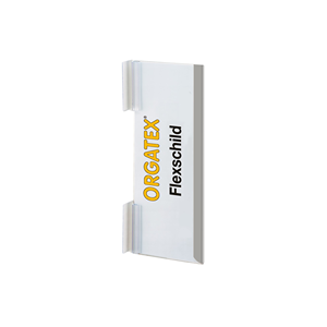 Flex-Sign Cartel Informativo, Transparente/Gris Claro, 10 uds. / Paquete.- FX-SK-88 - Product Image 1