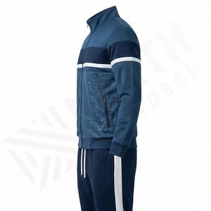 Conjunto Deportivo Informal para Hombre, Conjunto de Pantalones y Chaqueta Deportiva de Manga Larga, Conjunto de Dos Piezas para Gimnasio, Fitness y Deporte - Product Image 3