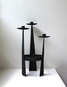 Candelabros decorativos de metal rústico con detalles hechos a mano para mejorar los ajustes tradicionales del hogar - Product Image 6