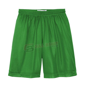 Shorts de gymnastique en maille lâche de couleur unie pour hommes, prix de gros, vêtements de fitness en plein air, méthode de tissage non tissé, musculation essentielle - Product Image 1