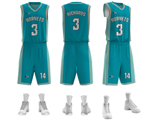 Ensemble de maillot de basket-ball respirant 100% polyester, taille plus, livraison rapide avec assurance qualité - Product Image 1