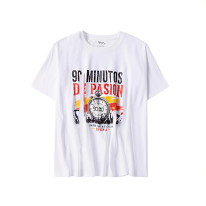 T-Shirt Unisex 210GSM 100% Cotone, Stile Casual Oversize Taglia XS, Design Tinta Unita con Stampa Serigrafica - Product Image 2