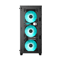 DEEPCOOL CC560 Boîtier pour PC de jeu AIO Liquid Cooler Wide Body Enhanced 360mm Refroidissement USB Normes personnalisées Prend en charge la forme ATX