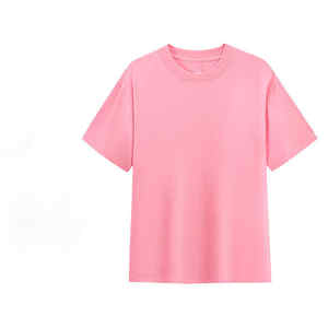 Top Trending Impreso Diseño de bordado Peso de verano 230G Hecho de algodón pesado con mangas Camiseta suelta de cuello redondo liso - Product Image 5