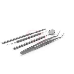 Juego de herramientas de examen dental profesional con espejo y logotipo personalizado Juego de examen dental - Product Image 4