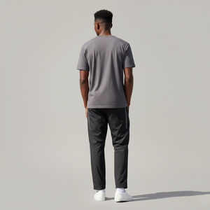 High quality Track pants <b>Men's</b> Pants and <b>Trousers</b> Polyester Spandex Embroidery Logo Oversized Sweatpants <b>Baggy</b> Piping Track Pant - Product Image 6