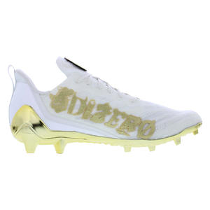 Calzado de Fútbol Adidas Adizero para Hombre, Color Blanco Nube/Dorado Metálico/Blanco Nube |   100% Auténtico - Product Image 3
