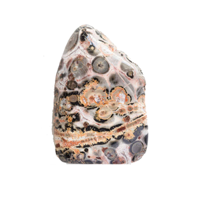 Léopard naturel jaspe Point Cut Base Crystal Point guérison beauté naturelle est une pièce maîtresse de décoration parfaite pour la maison ou le bureau - Product Image 1