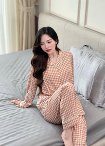 ชุดนอนผ้าลินินลายถ่านสำหรับหญิงตั้งครรภ์เสื้อผ้า B751ซับเหงื่อ - Product Image 5