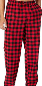 Pantalon en flanelle à carreaux personnalisé de haute qualité pour hommes de taille supérieure pantalons en flanelle élastique avec cordon de serrage réglable pantalons pour hommes lavés - Product Image 4