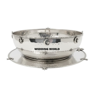 Bol à chocolat plaqué or brillant avec plateau, qualité supérieure, fait à la main, bol à bonbons haut de gamme, nouveau bol à chocolat tendance - Product Image 6