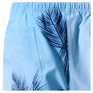 Pantalones cortos deportivos informales de verano para hombre, ligeros, 100% de poliéster, de secado rápido y colores sólidos, ajuste holgado - Product Image 4